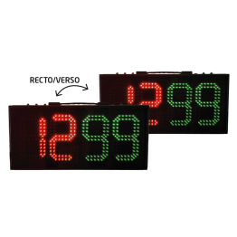 Panneau électronique changement de joueurs Recto/Verso