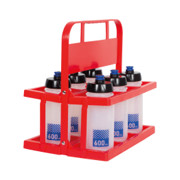 Porte-bouteilles PVC petit modèle + 6 bouteilles 600ml PRESTOGLAS