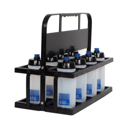 Porte-bouteilles PVC grand modèle + 8 bouteilles 600ml PRESTOGLAS