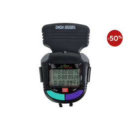 Chronomètre DTM60SEL 60 mémoires +lumière +pince de fixation